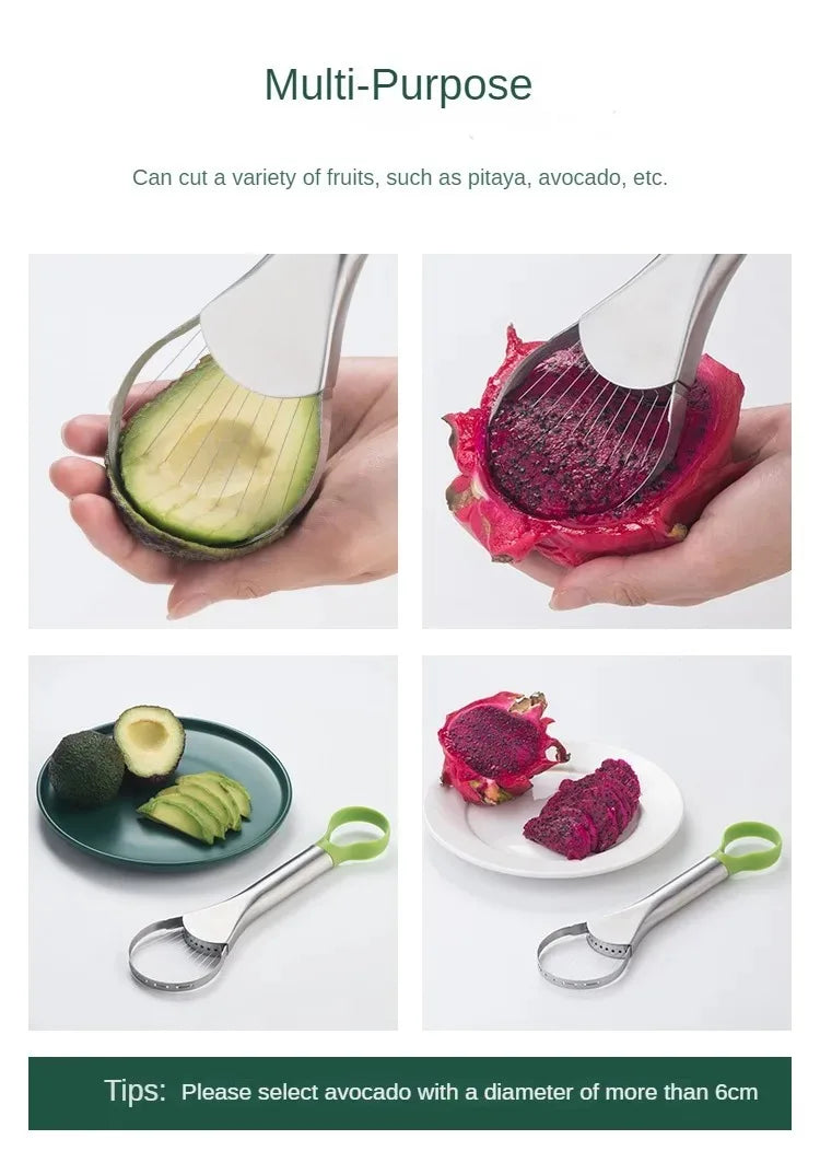 Stainless Steel Avocado Knife & Fruit Cutter