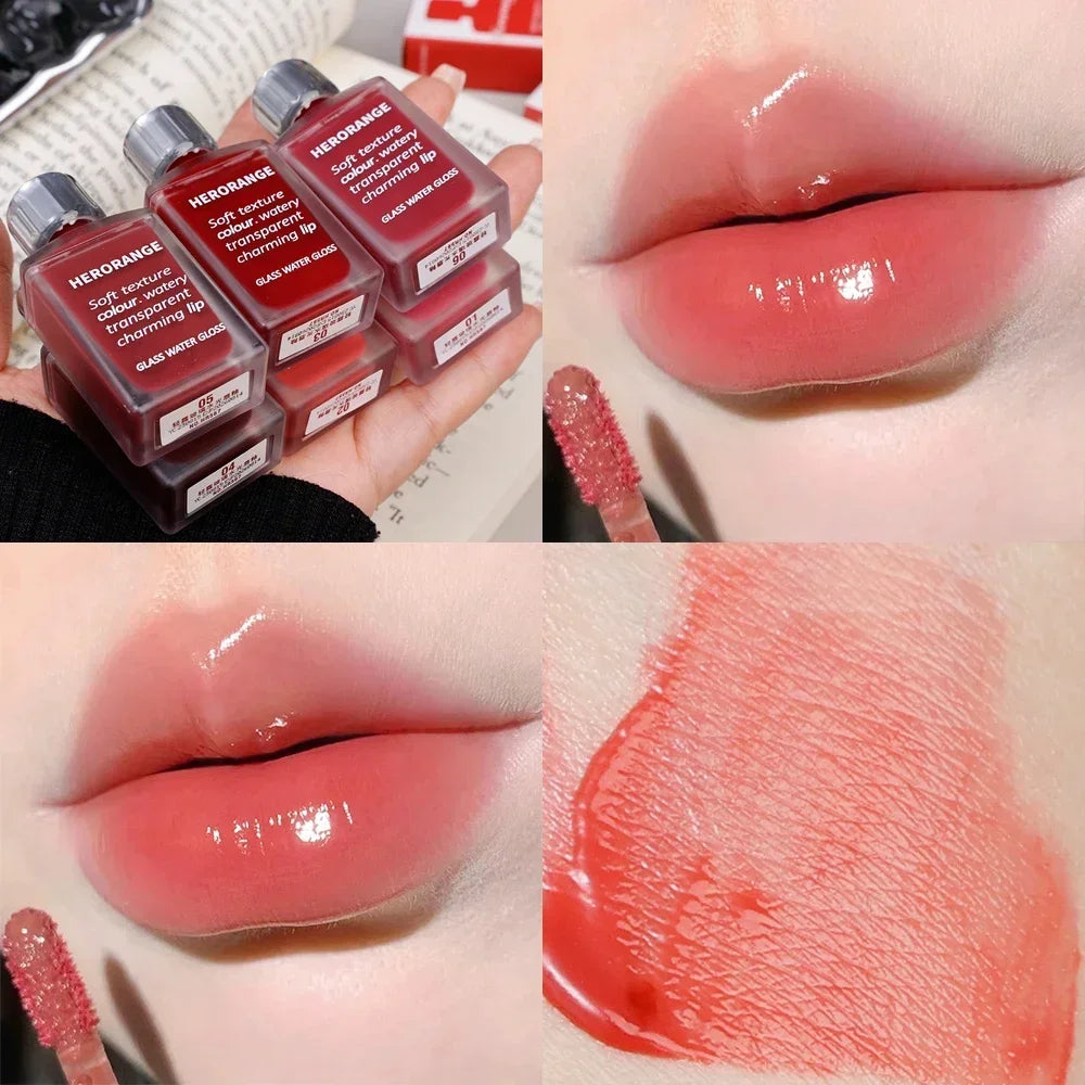 Water Mirror Lip Gloss 6 Color Set