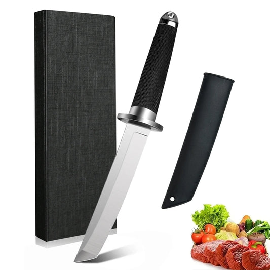 Professional Samurai Kitchen Knife with Sleeve