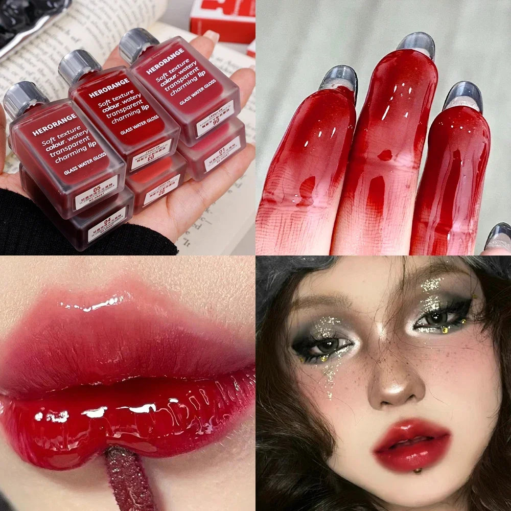 Water Mirror Lip Gloss 6 Color Set
