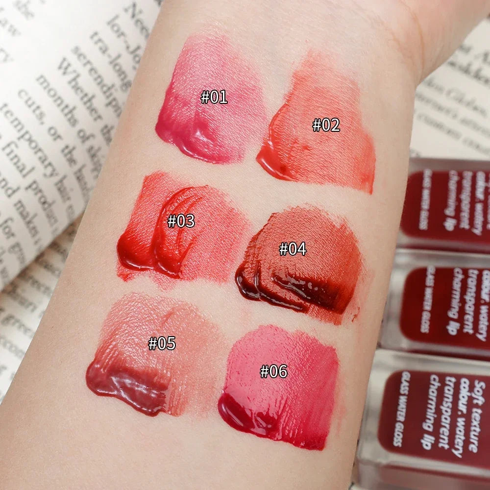 Water Mirror Lip Gloss 6 Color Set