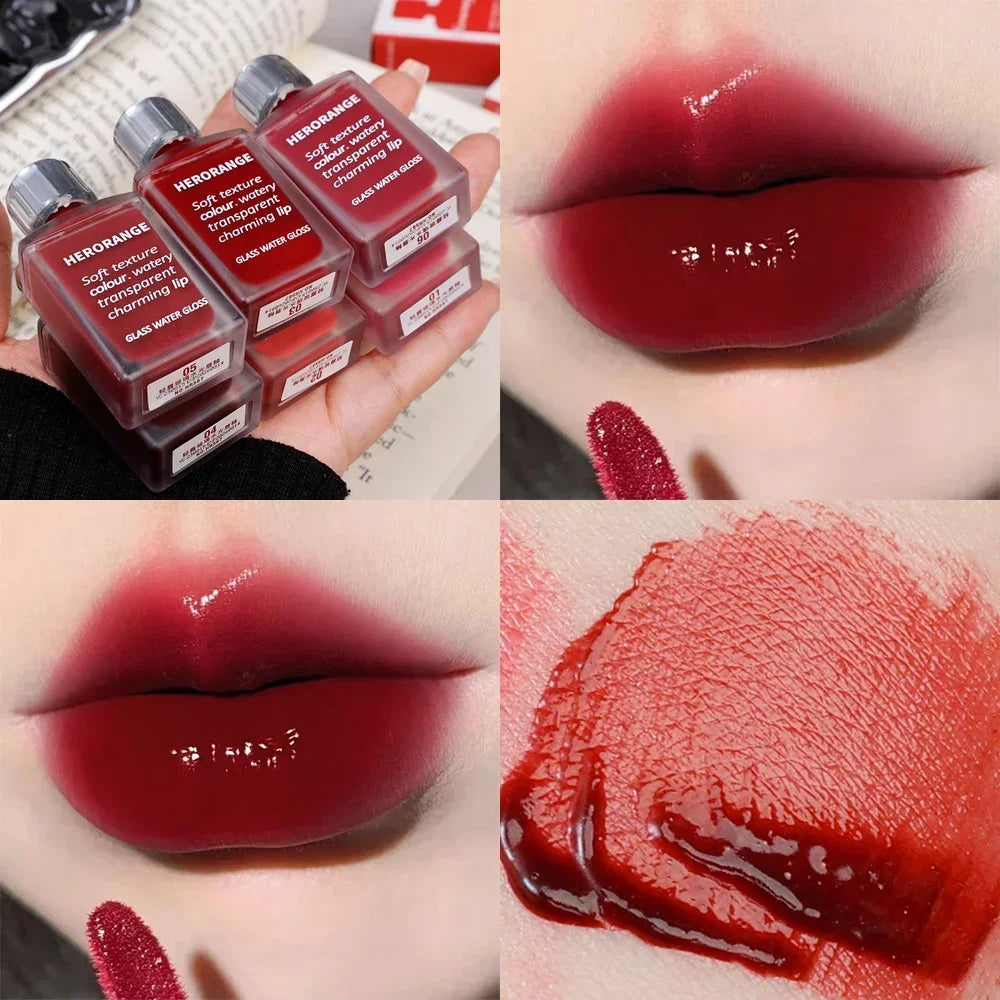 Water Mirror Lip Gloss 6 Color Set
