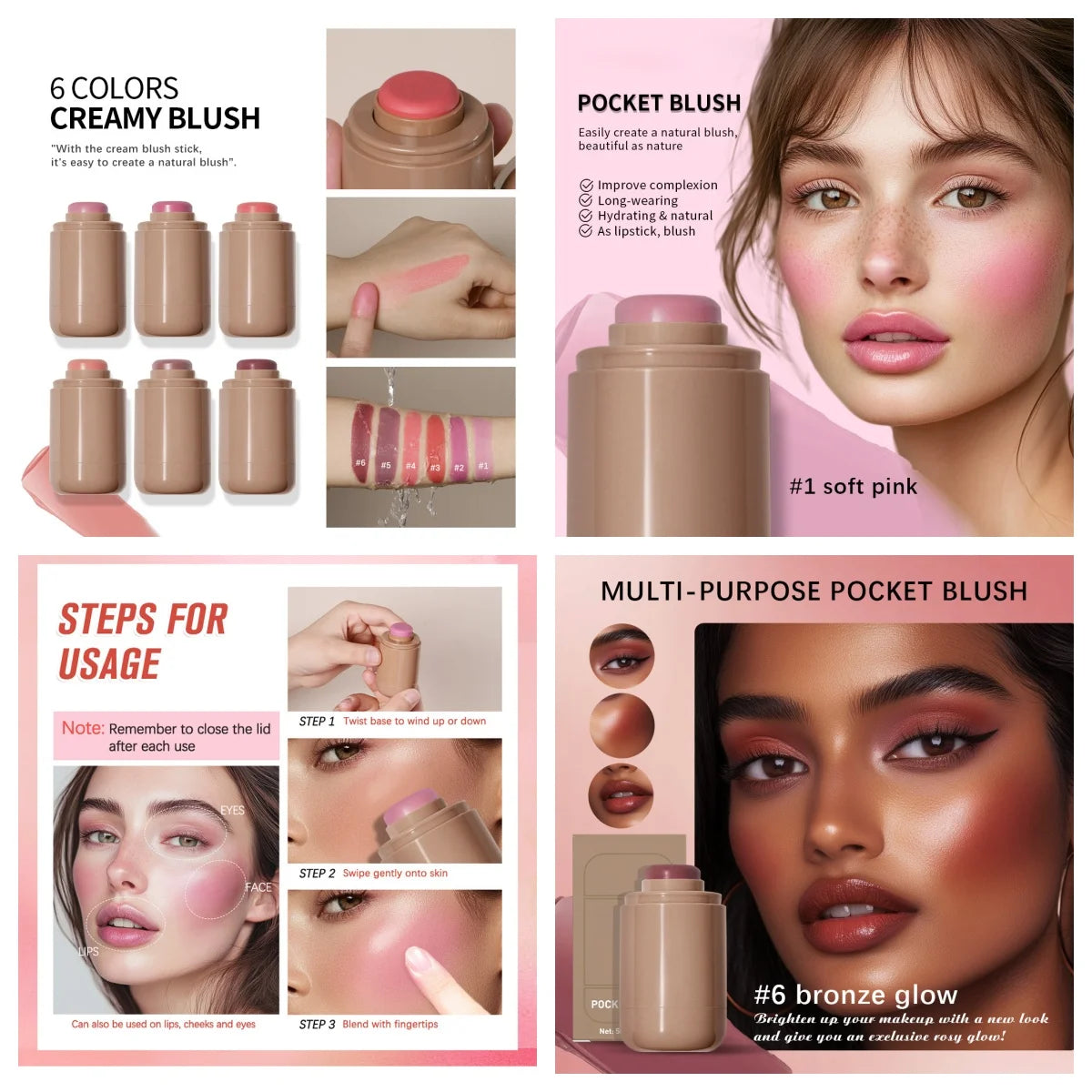 Multi-Use Blush Stick