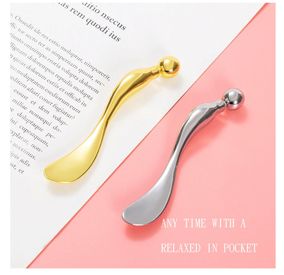 Metal Eye Cream Applicator & Facial Massager