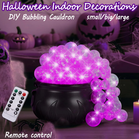Halloween DIY Bubbling Cauldron Set – Spooky Party & Home Decor