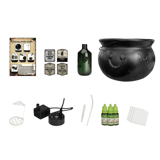 Halloween Witch’s Cauldron – Magical Potion & Fog Party Decor