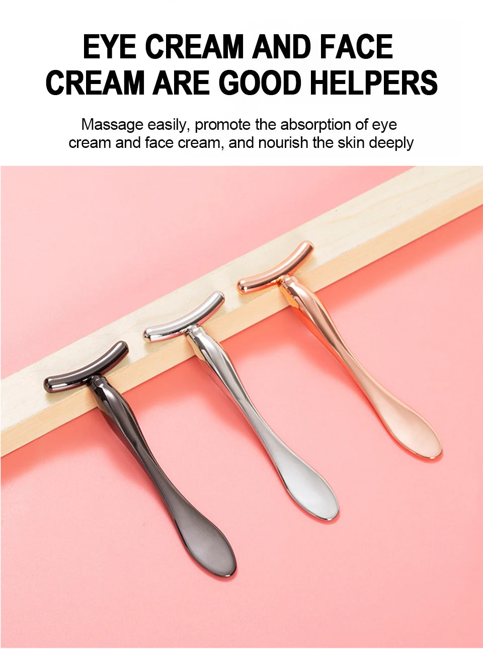 Metal Eye Cream Applicator & Facial Massager