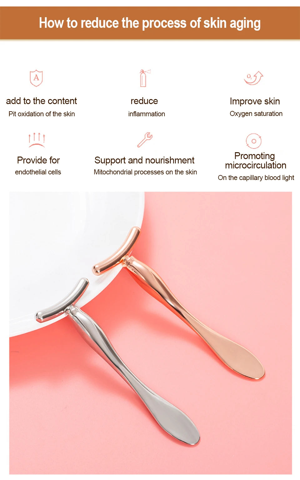 Metal Eye Cream Applicator & Facial Massager