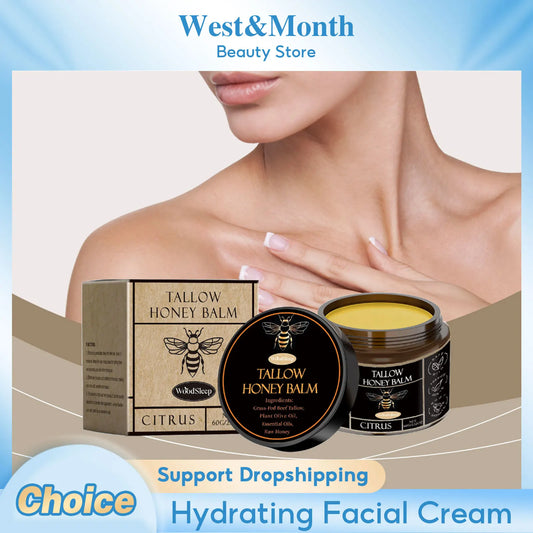 Tallow Honey Facial Balm – Soothe, Repair & Nourish Your Skin