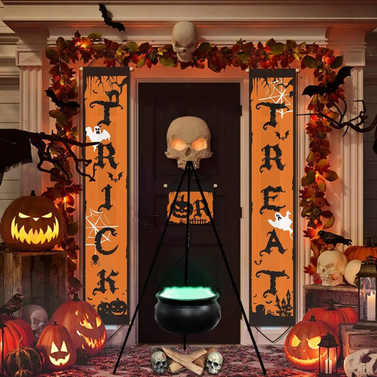 Outdoor Halloween Witch Cauldron