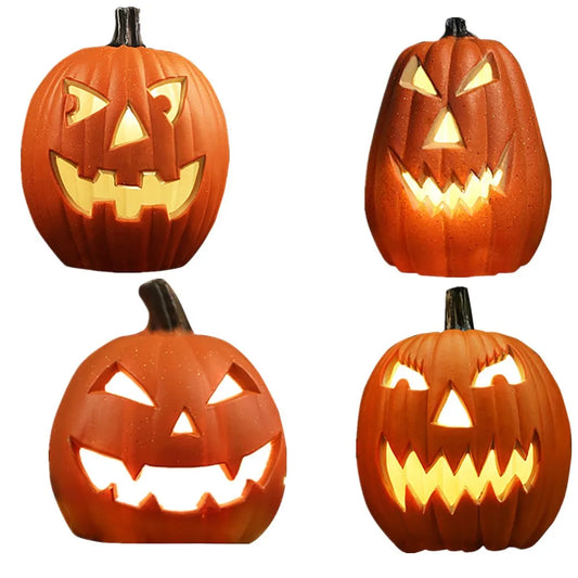 Halloween Vintage Lighted Pumpkin – Indoor & Outdoor Decor