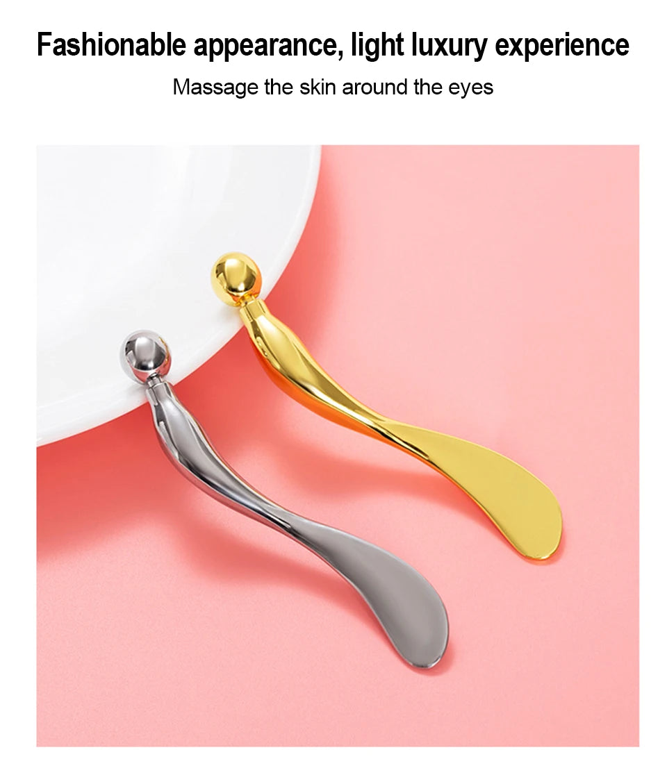 Metal Eye Cream Applicator & Facial Massager