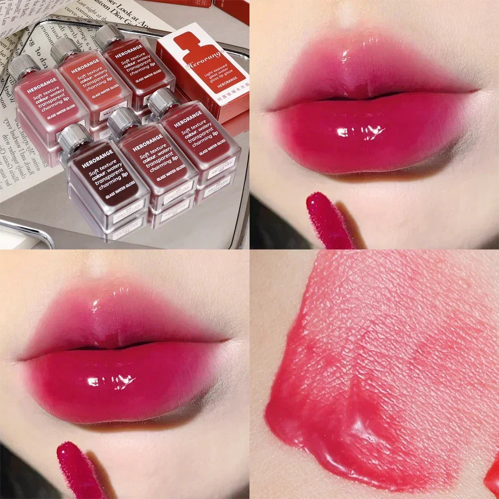 Water Mirror Lip Gloss 6 Color Set