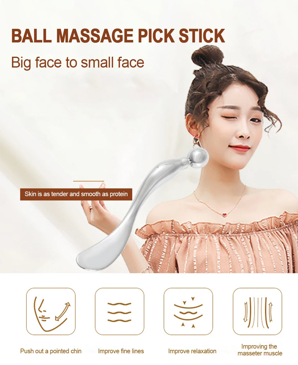 Metal Eye Cream Applicator & Facial Massager