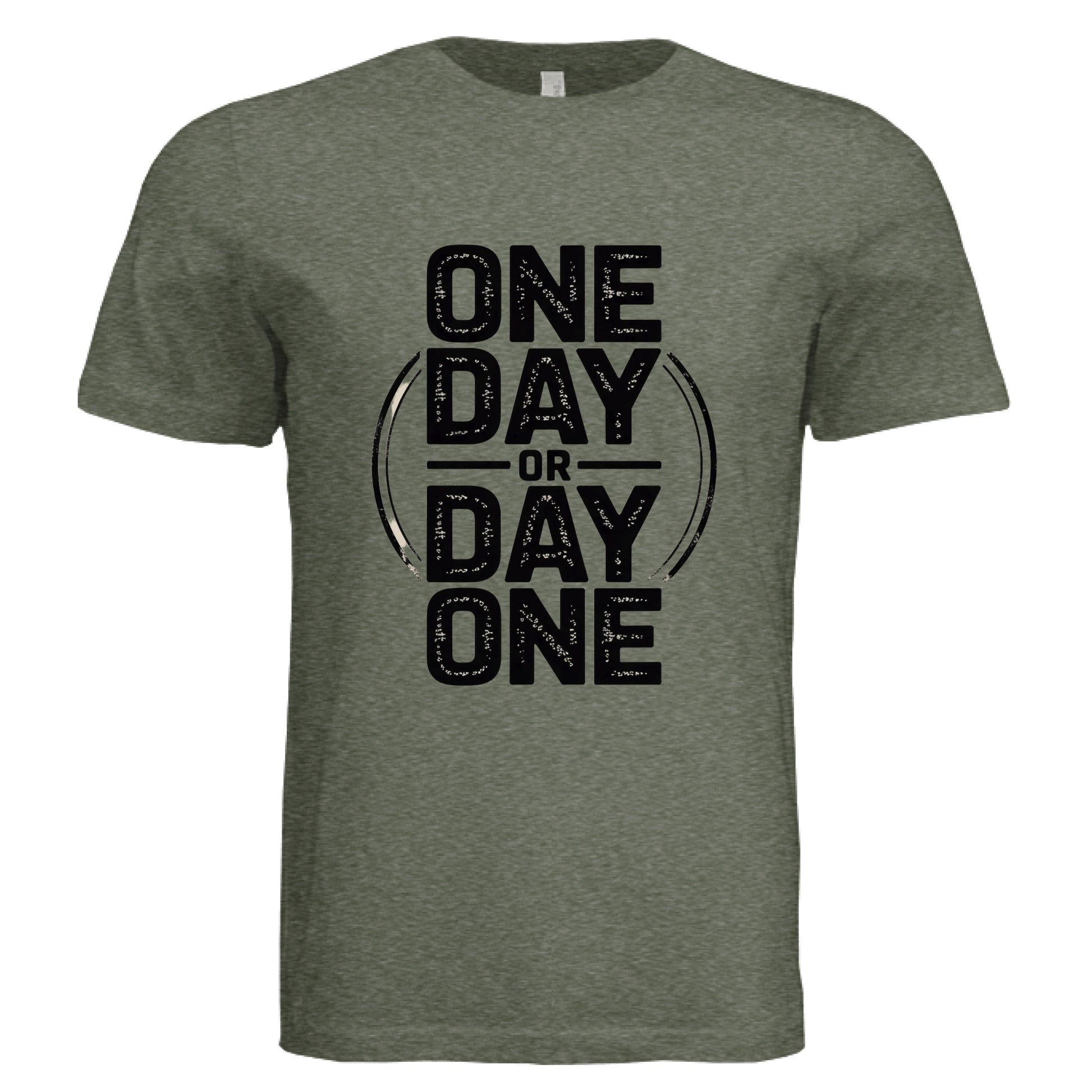 Military Green Triblend - FRONT